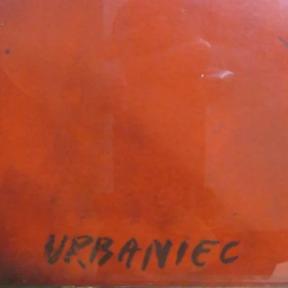 Maciej Urbaniec "Man over Horse" Original 28x39